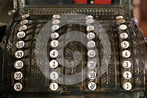 Old cash register