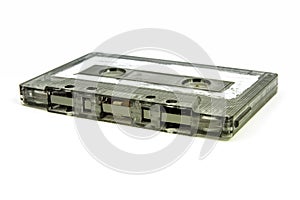 Old cassette tape isolated