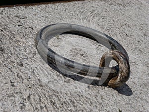 Old cast iron ring photo