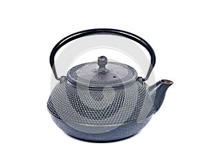 Old cast iron tea pot