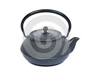 Old cast iron tea pot