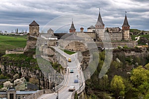 Old Castle in the Ancient City of Kamyanets-Podilsky, Ukraine