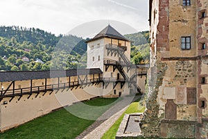 Starý hrad v Banskej Štiavnici na Slovensku.