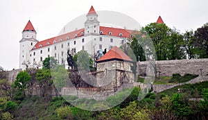 Old castle in Bratislava, Slovakia, Europe