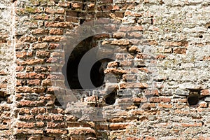 Old Castle Brick Wall