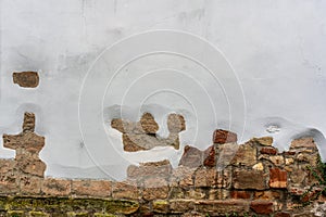 Old castle brick wall, Germany.