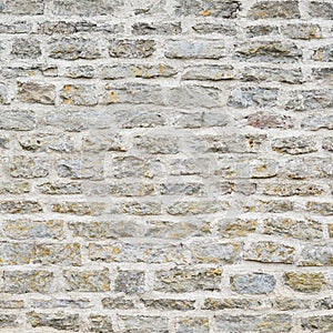 Old castle brick wall