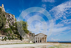 The old castle of Corfu island