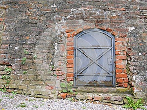 Old castle door