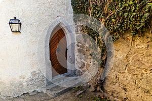 Old castle door