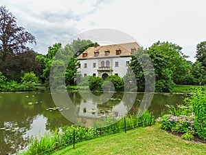 The old castle of Fuerst Pueckler in Bad Muskau