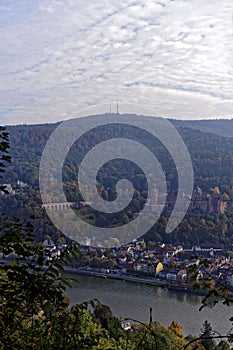 Old castle in Heidelberg, Germany, Europe