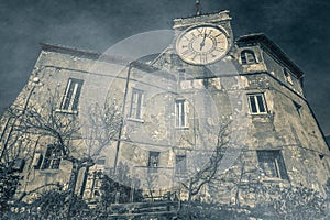 The old castle infested by ghosts photo