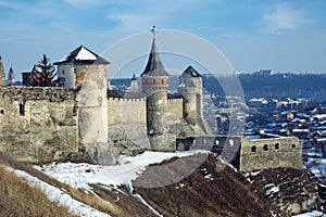 Old Castle in Kamenets-Podolsky Ukraine