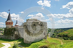 Old castle in Kamianets-Podilskyi