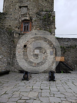 Old Castle of Kamianets-Podilskyi city in Ukraine