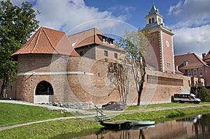 Old castle in Lidzbark Warminski