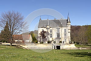 a old castle in Limburg, Schin op Geul