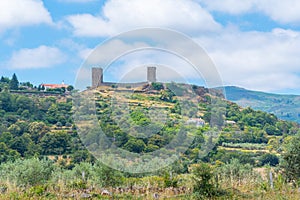 Old castle in Linhares, Portugal