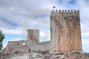 Old castle in Linhares, Portugal