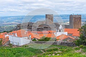 Old castle in Linhares, Portugal