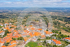 Old castle in Linhares, Portugal