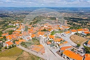 Old castle in Linhares, Portugal