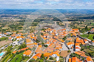 Old castle in Linhares, Portugal