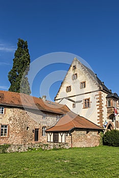 Old castle in medieval city of Buedingen