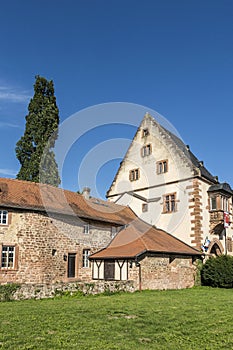 Old castle in medieval city of Buedingen