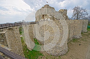 Old castle in Moldavia photo