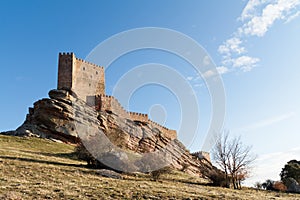 Old castle in Molina de Aragon, Spain