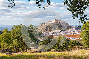 Old castle of montanchez, caceres, extremadura, Spain