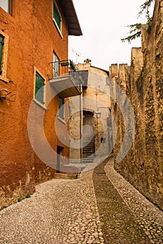 Old Castle Quarter in Malcesine, Italy