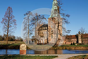 the old castle of Raesfeld in westphalia photo