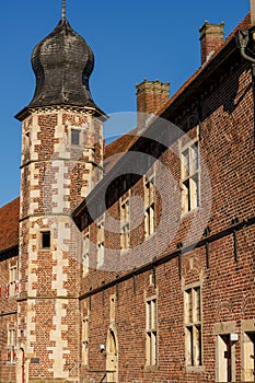 the old castle of Raesfeld in westphalia