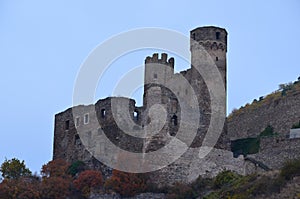 Old Castle on Rhine River