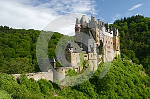 Old Castle. Rhine River Valley