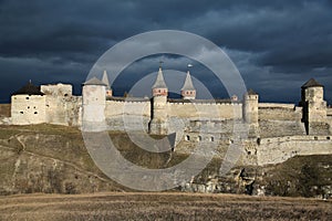 Old castle on Smotrych river, is a former Ruthenian-Lithuanian castle and a later three-part Polish fortress, located in historic