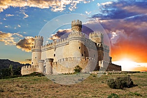 Old Castle in Span - Manzanares