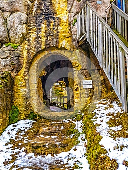 Old castle tunnel