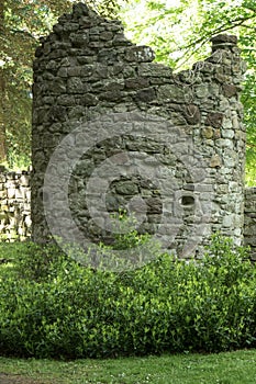 Old castle turret of Scone Castle