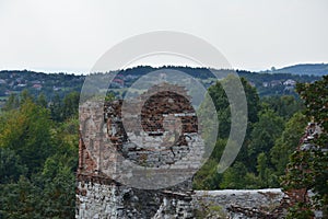 Old castle, view for remaining part of wall