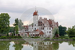 Old castle in the village of basedow - Mecklenburg Western Pomerania