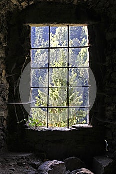 Old castle window