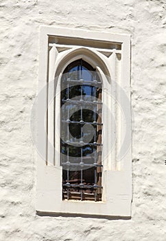 Old Castle window with bars