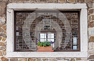 Old castle window