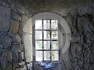 Old castle window in Savoy