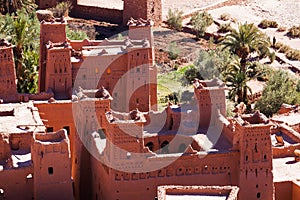 Old castles in the village Ait-Ben-Haddou