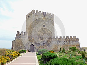 old casttle of Tiedra in Valladolid province photo